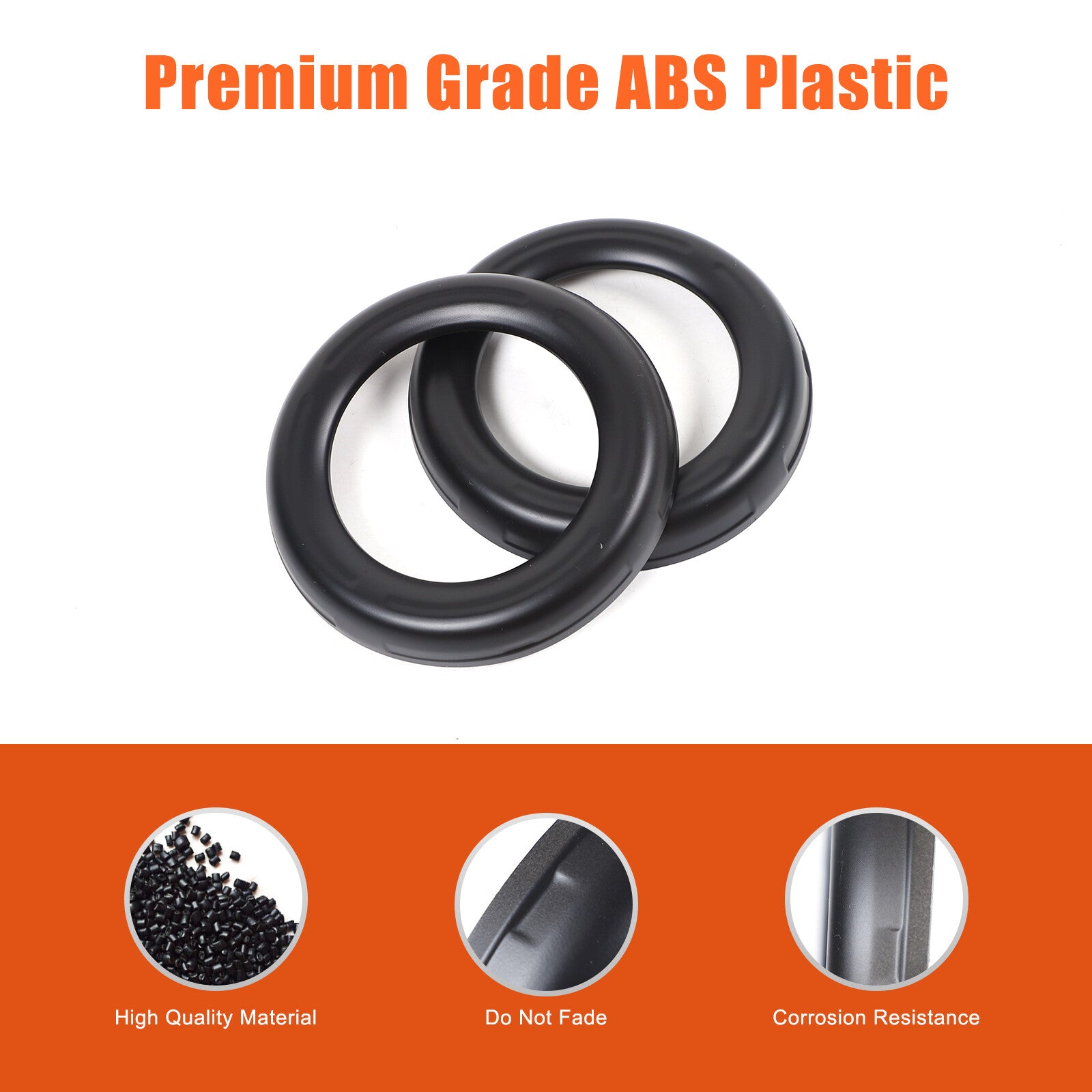 Matte black fog light cover for L200 Triton 2015/2018 models. n