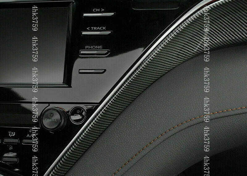 for Hyundai Sonata 2020-2023 Carbon Fiber PC Side Window Pillar Panel Cover Trim v