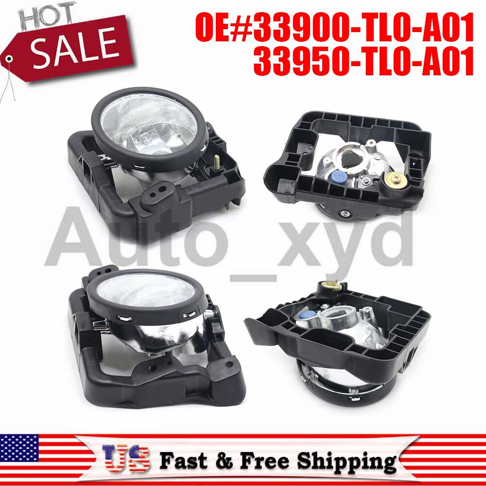 Left Right Glass Fog Driving Light Lamp Cover without bulb for Acura TSX 09 10