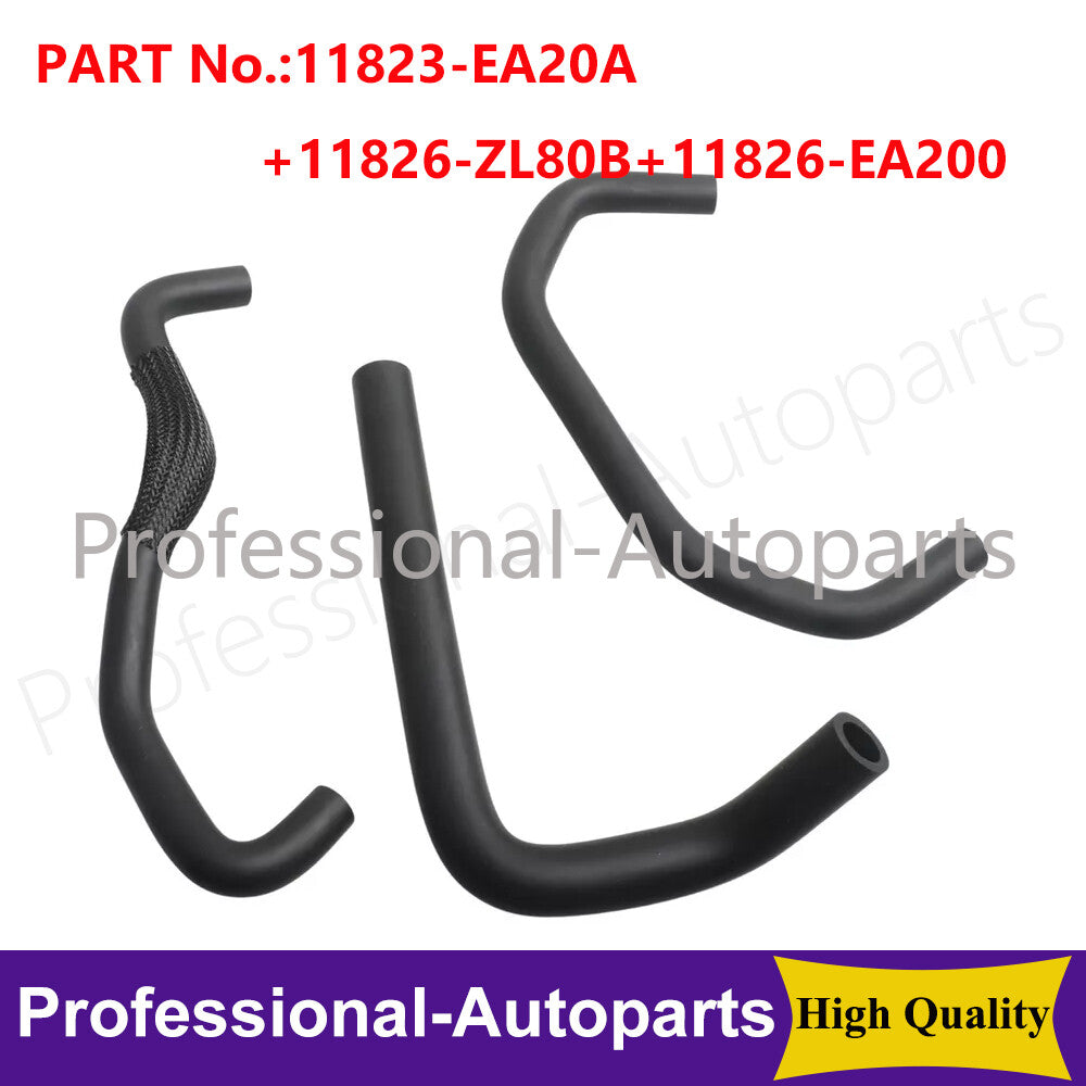 Set of 3PCS Breather Hose Fit for Nissan Frontier Pathfinder NV Xterra 4.0L