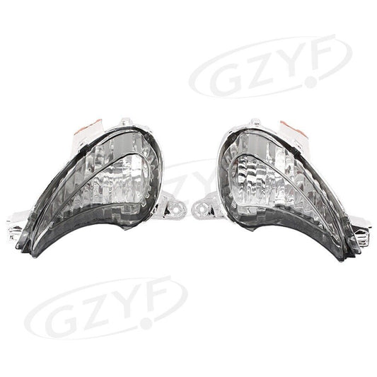 Front Turn Signal Smoke Lens Cover for Suzuki Hayabusa GSXR1300 2008-2010 Pair