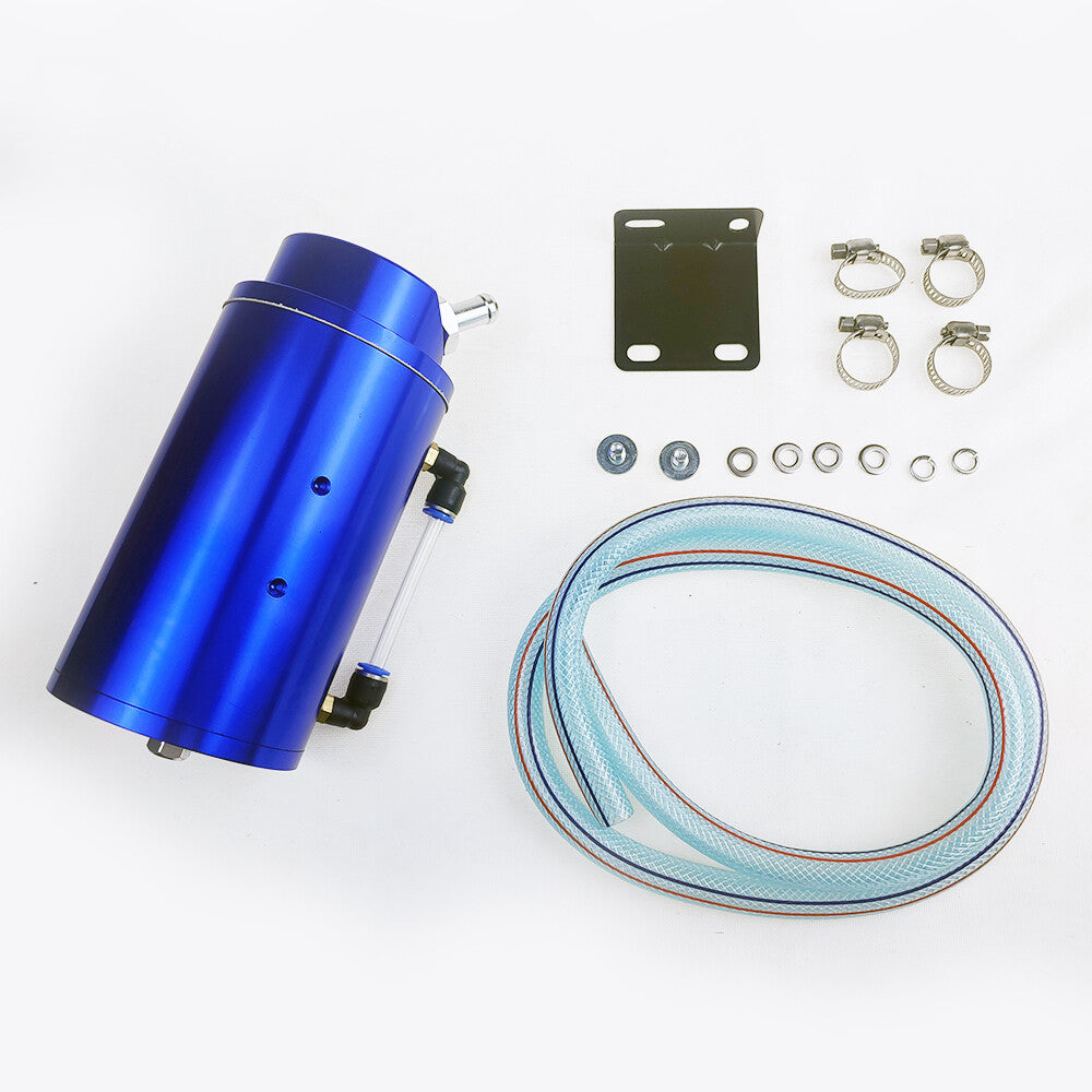 600ml round cylinder aluminum oil can, can and accessories and hose kit universal