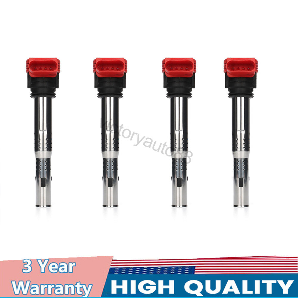 4-pack ignition coil pack 06E905115D suitable for Audi A4 A5 A6 A7 for A8 Q5 Q7 R8 S4 S5 S6 S8