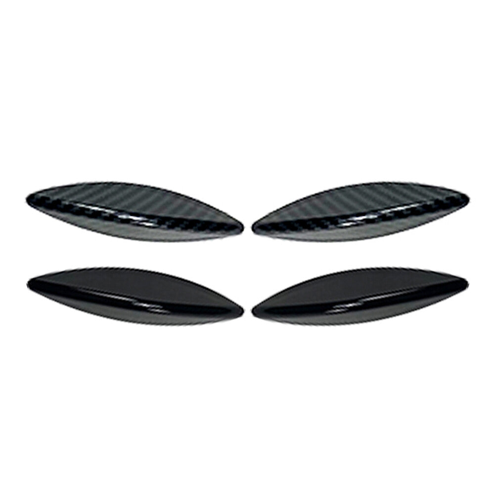 Fits for Mercedes Benz C-Class W205 Front Bumper Lip Splitter Spoiler Side Canards Q