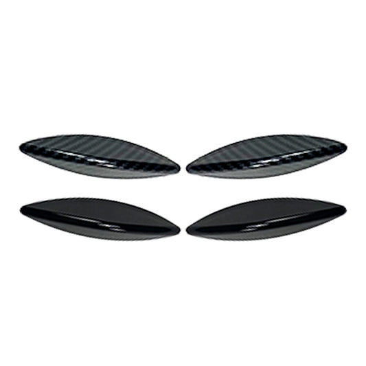 Fits for Mercedes Benz C-Class W205 Front Bumper Lip Splitter Spoiler Side Canards Q