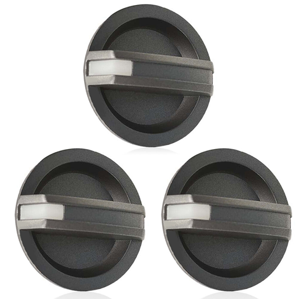 3-Piece Heater and Fan Control Knob Kit for Ranger PJ/PK and for Mazda BT-50 UN (2006-11-) n