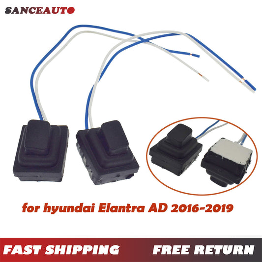 2-Pack LH Right-Hand Door Handle Push-Button Switches for Hyundai for Elantra AD 2016-2020 n
