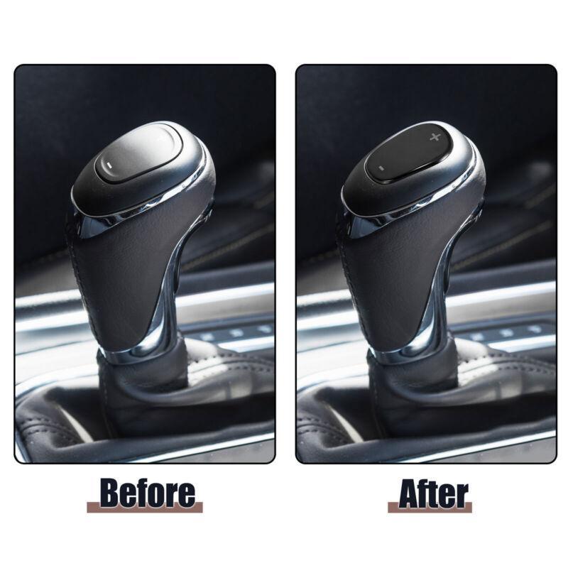 for Chevrolet 2018-2021 Equinox Black Steel Gear Shift Knob Shifter Lever Trim