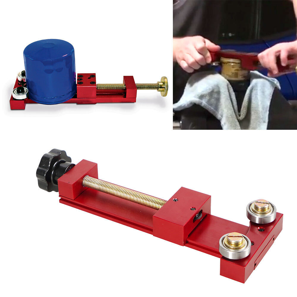 The red filter cutter tool is suitable for 66490 filters up to 5 1/2 inches in diameter.
