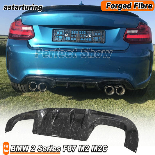 for BMW 2 Series F87 M2 M2C Coupe 2016-20 Forged Carbon Rear Bumper Diffuser Lip