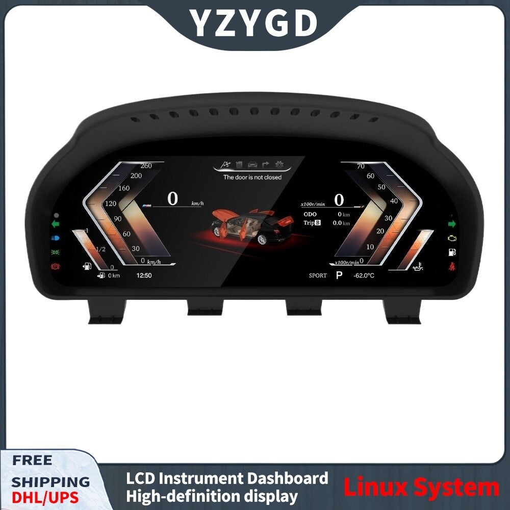 Digital LCD Cluster Instrument Speedometer 12.3 for BMW for X5 F15 X6 F16 2014-2017 Q