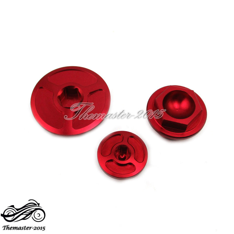 CNC Aluminum Engine Timing Oil Filter Plugs for Honda TRX400EX TRX450R/ER ATV Q