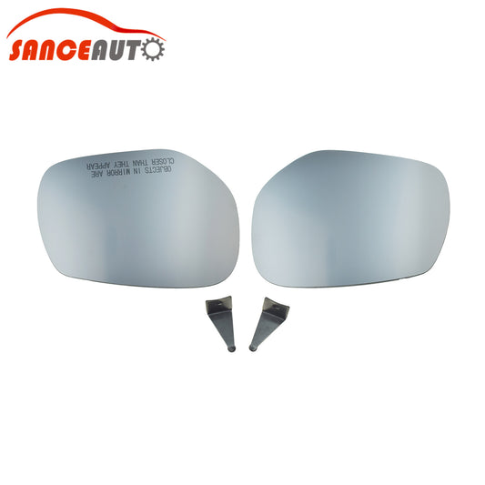 A pair of heated mirror glass is suitable for Infiniti Q50, Q60 (not QX60), Q70, and QX30. (9666-4GA0A-) n