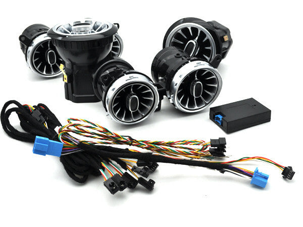 6x led Illuminated Turbo air ac vent purifier for Mercedes E class W213 16-2023 v