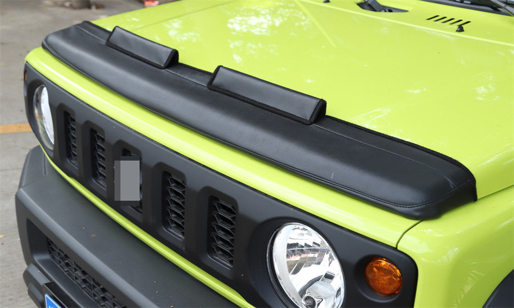 for Suzuki for Jimny 2019+ Black Front Engine Hood Covers Protector Trim Accessories