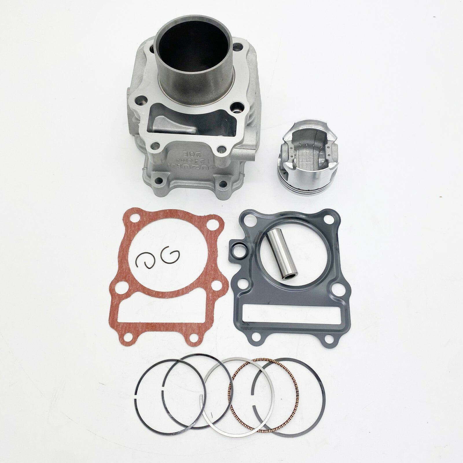 125cc Cylinder Piston Kit 52mm for SUZUKI GS125 GN125 EN125 GZ125 DR125 AN125