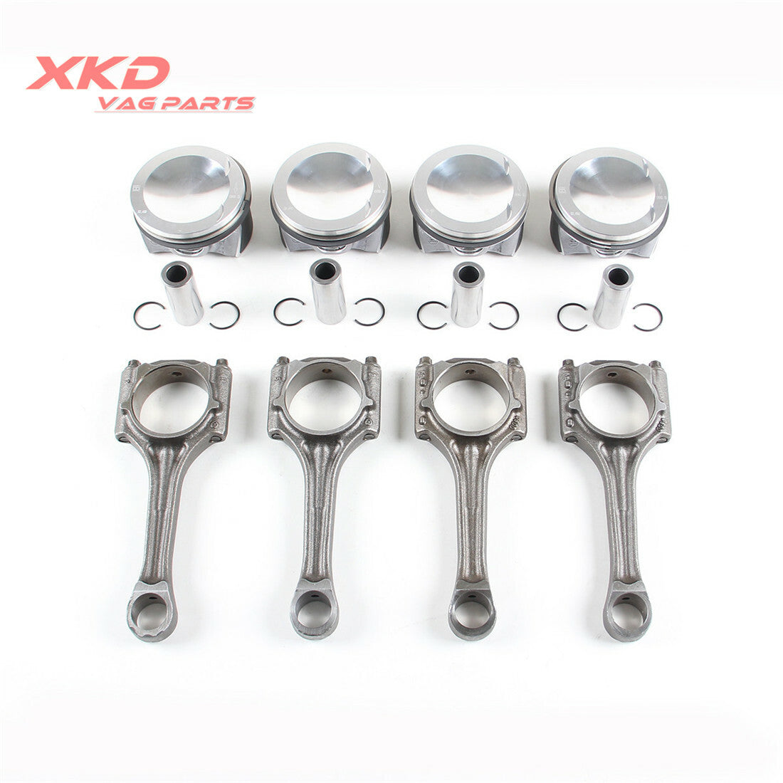 4 2.0T Piston Ring Connecting Rod Kit Fit for VW for Golf for AUDI S1 S3 CDL CDMA