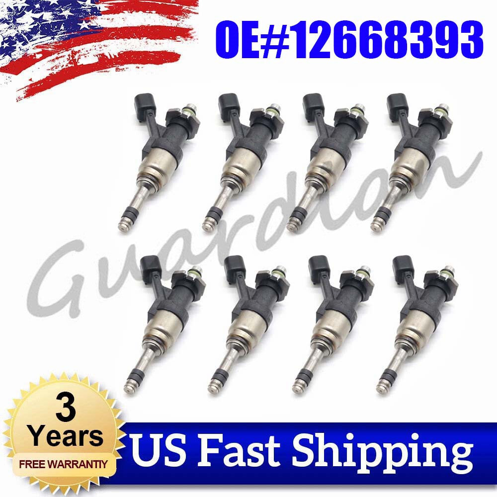 8x fuel injector for CHEVROLET for GMC CAMARO / for CORVETTE / TAHOE 6.2L V8 12668393