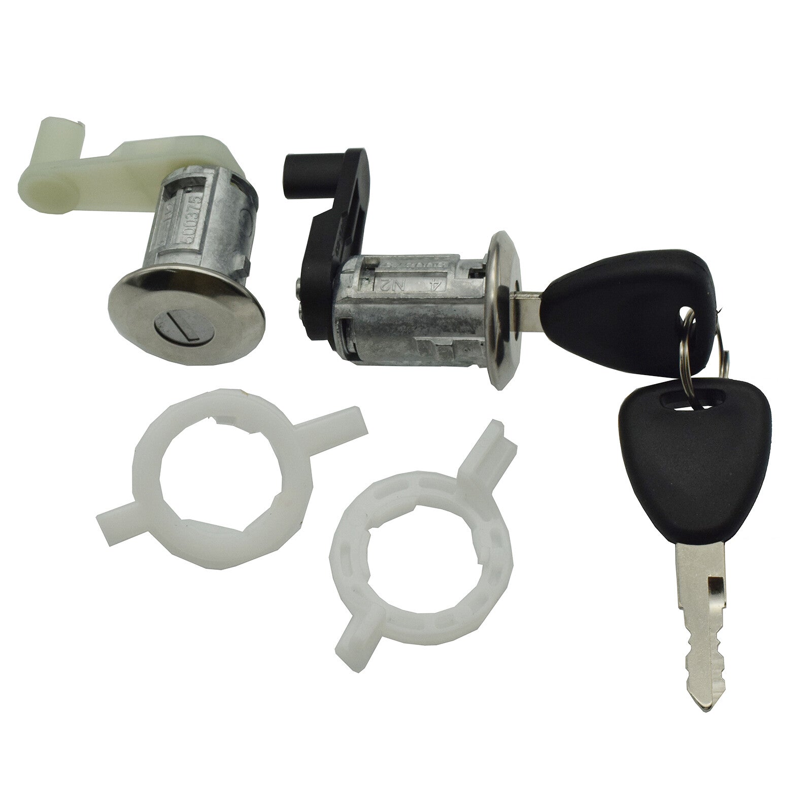 Door Lock Cylinder W/2 Keys Set 7701468981 for Renault Megane Scenic Clio Thalia