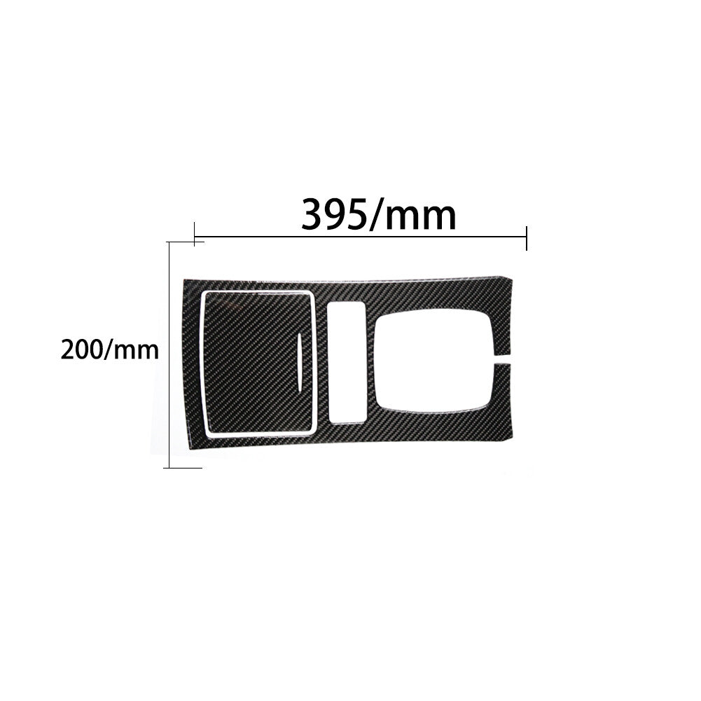 Carbon Fiber Water Cup Holder Frame Panel Cover Trim For 370Z 2009-2020 v