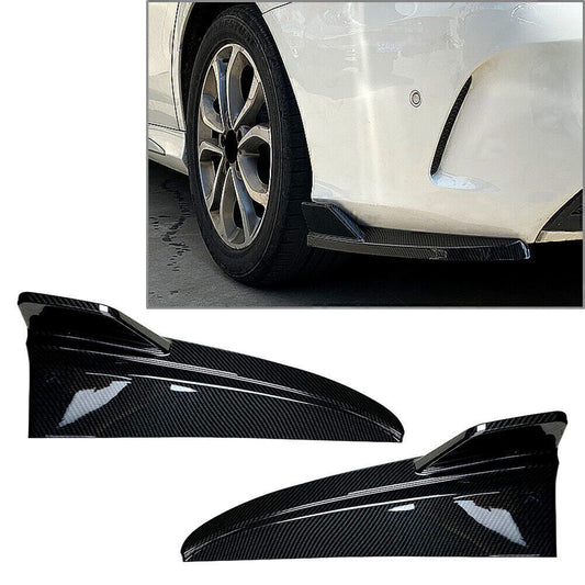 Rear Bumper Canard Splitter Side Vent for Mercedes C-Class W205 C43 C63 4D 15-21 Q