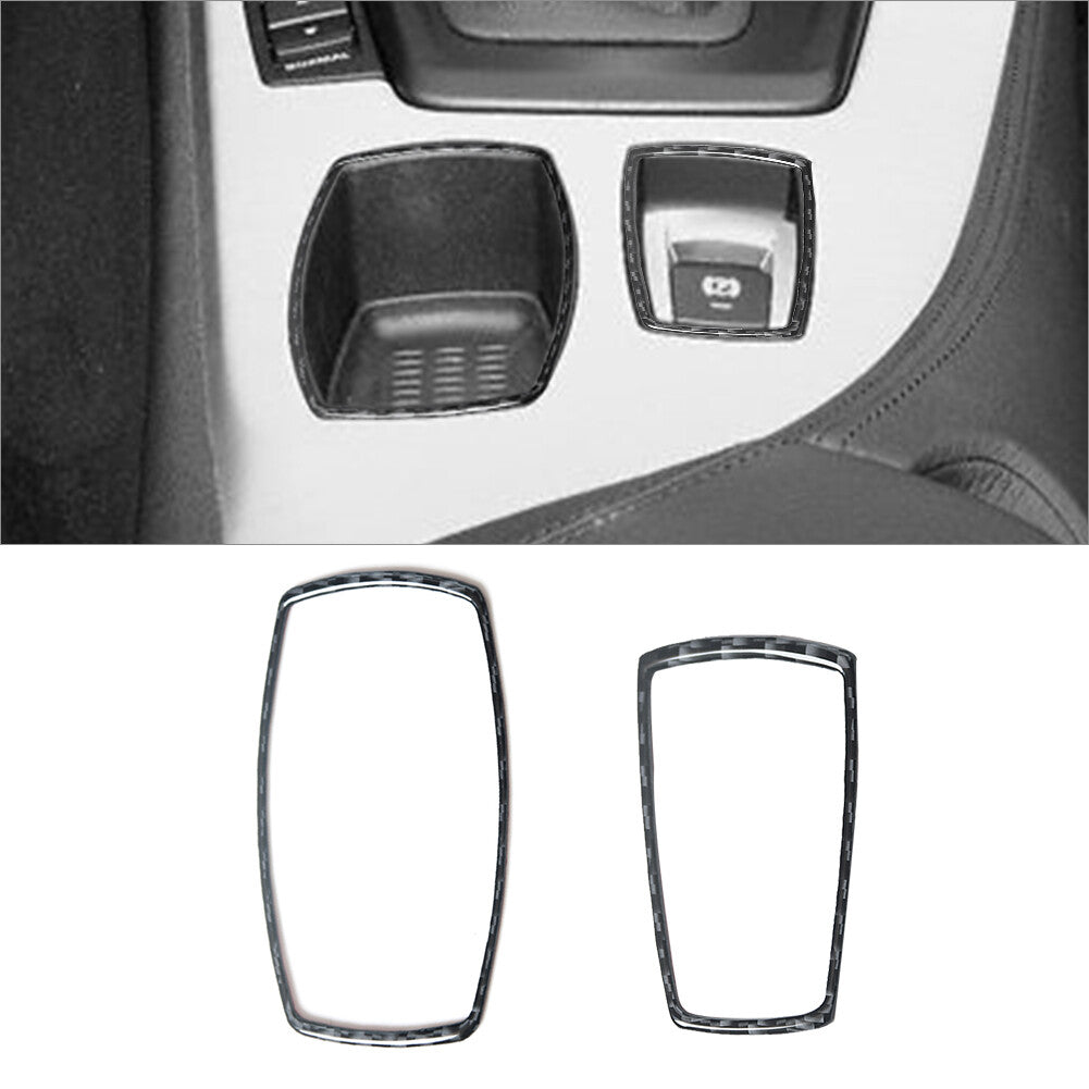 Red Carbon Fiber Center Console Frame Cover Trim For Matrix 2009-2014 v
