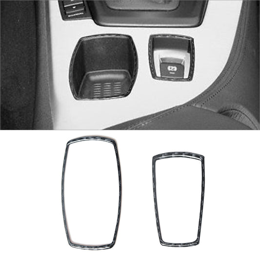 Red Carbon Fiber Center Console Frame Cover Trim For Matrix 2009-2014 v