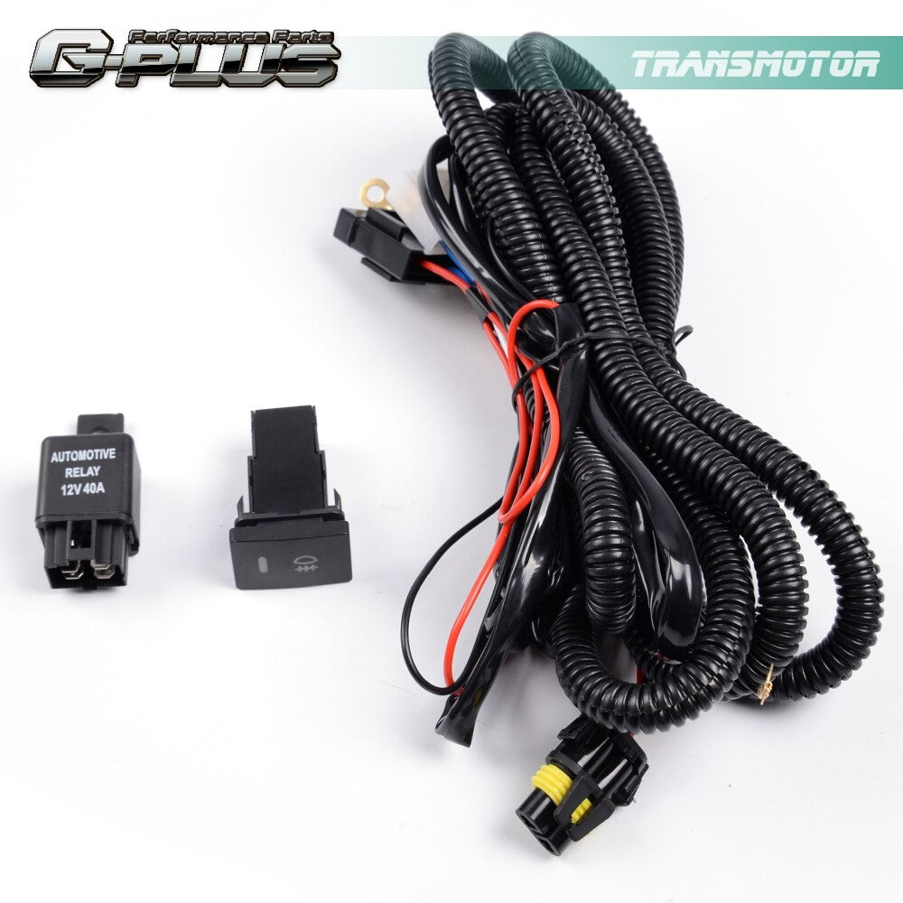 Suitable for 04-05 for RAV4 LH+ Right Grip Fog Light Bumper Kit Transparent Lens+ Switch- v