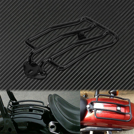 Gloss Black Motorcycle Solo for Seat Carrier Luggage Rack Fit For Sportster 2004-20