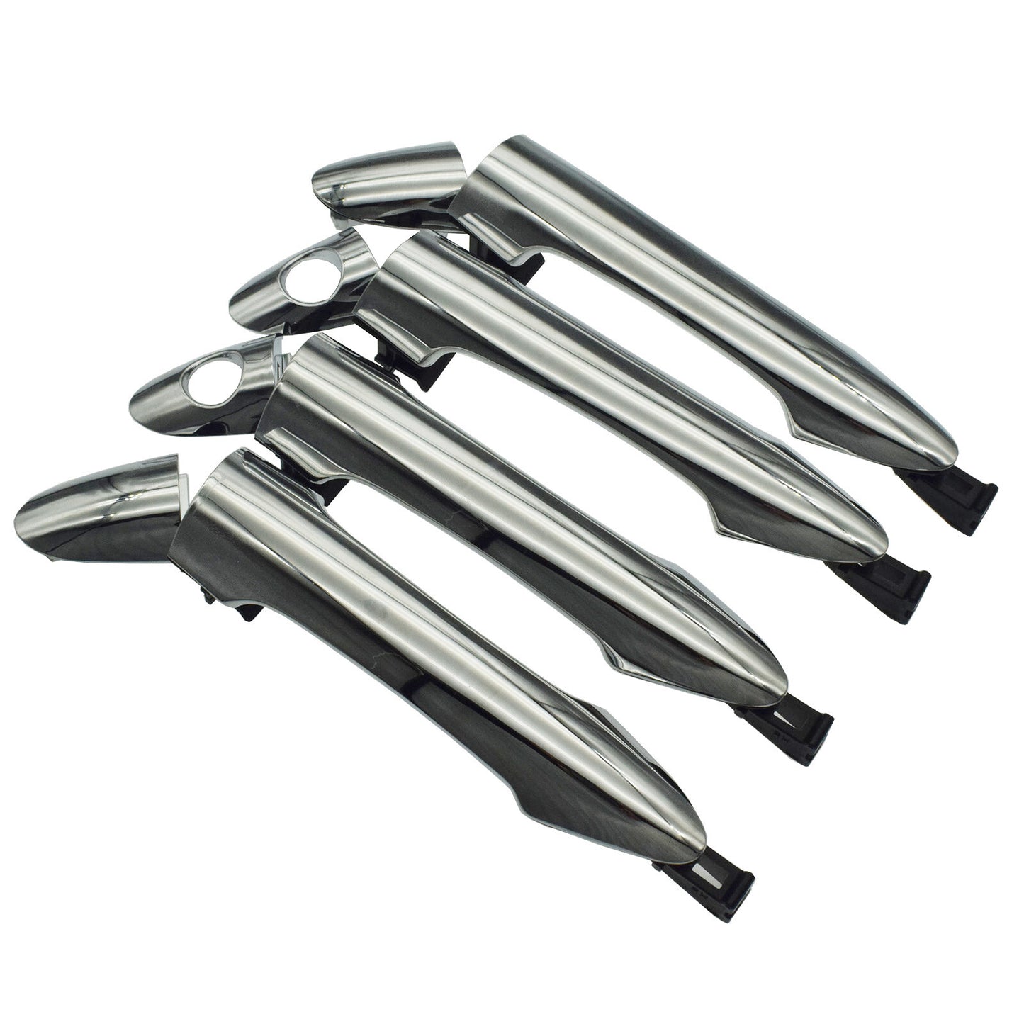 4Pcs Chrome Door Outer Handles with Cap for Kia Picanto 2011-16 82651-1Y000