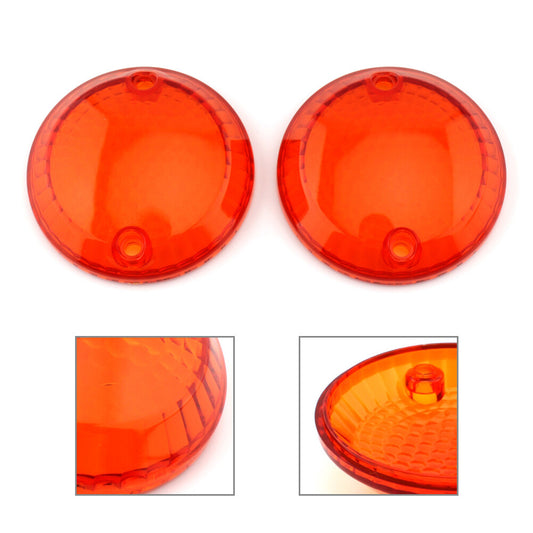 for Suzuki Cruisers Intruder 1400 VX800 86-03 Amber Turn Signal Light Lens Cover