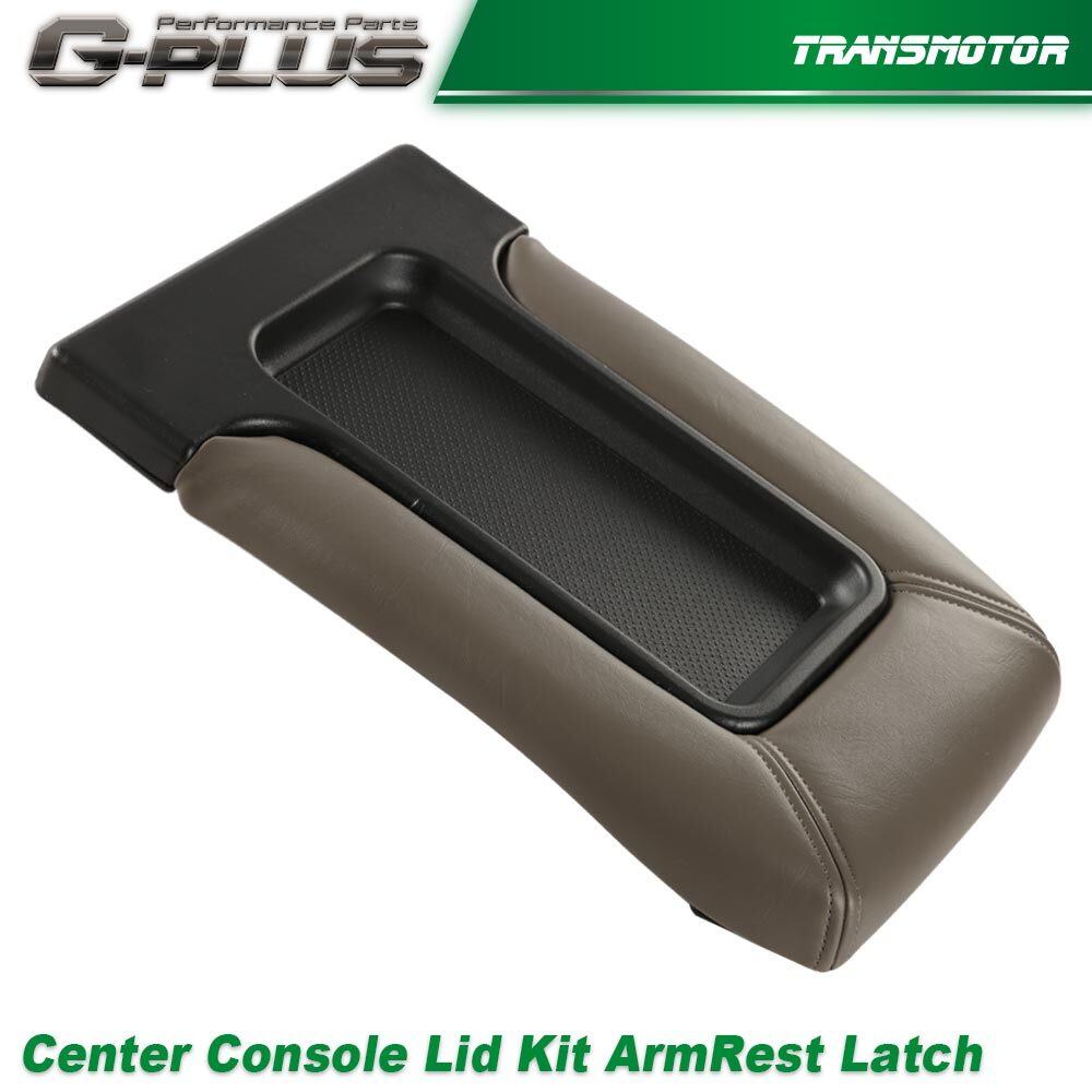 Fits 99-07 GM for Parts 19127364 Gray Center Console Cover Kit Armrest Latch - v