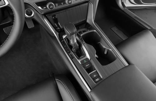 Fit For 2018-2020 for Honda Accord Black Steel Middle Console Gear Shift Panel Trim