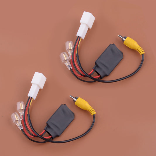 2Pcs Reverse Camera Retention Wiring Harness Cable Connector Fit For v
