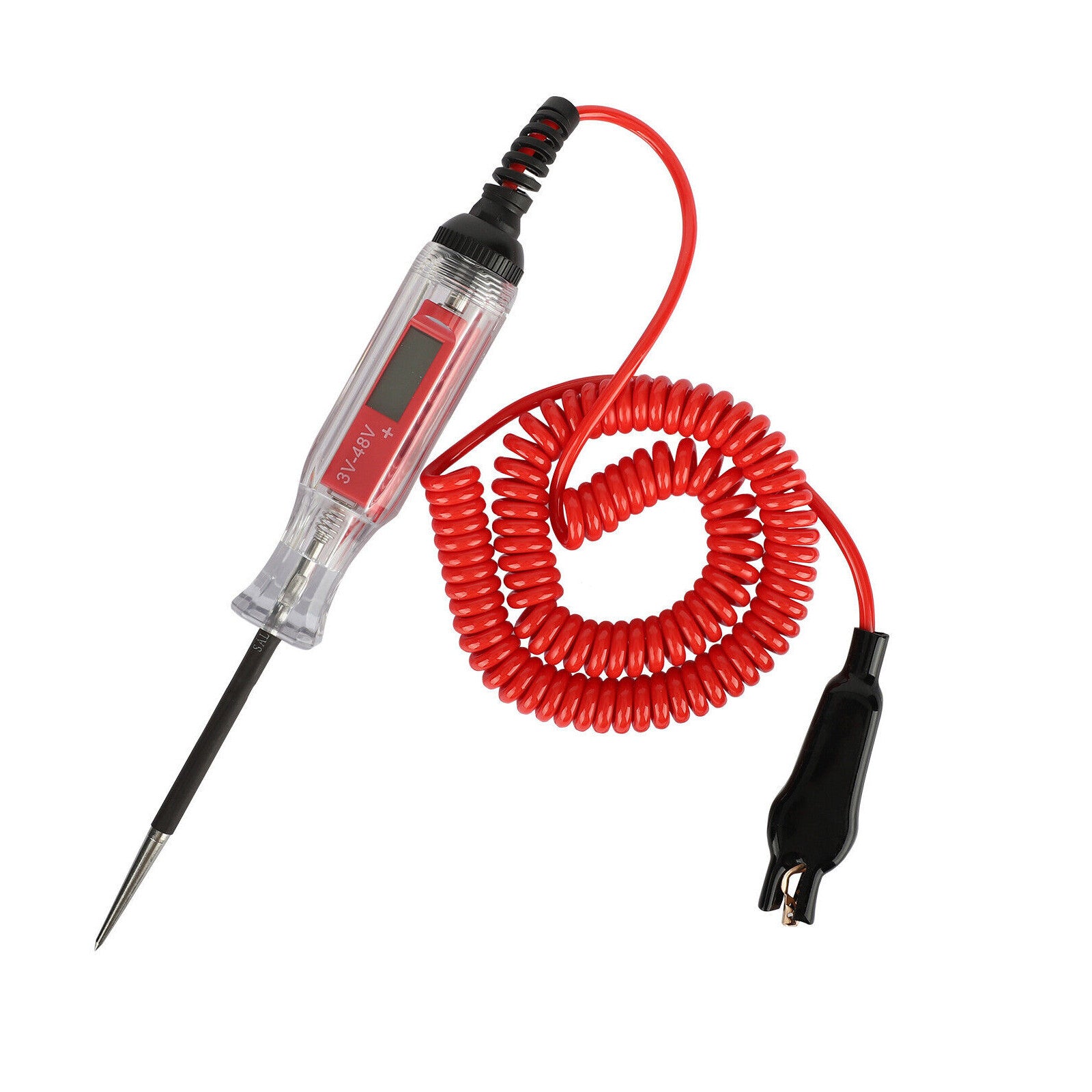 3-48V Digital Electric Circuit Tester Light Test LCD for Car Boat RV Motorcycle