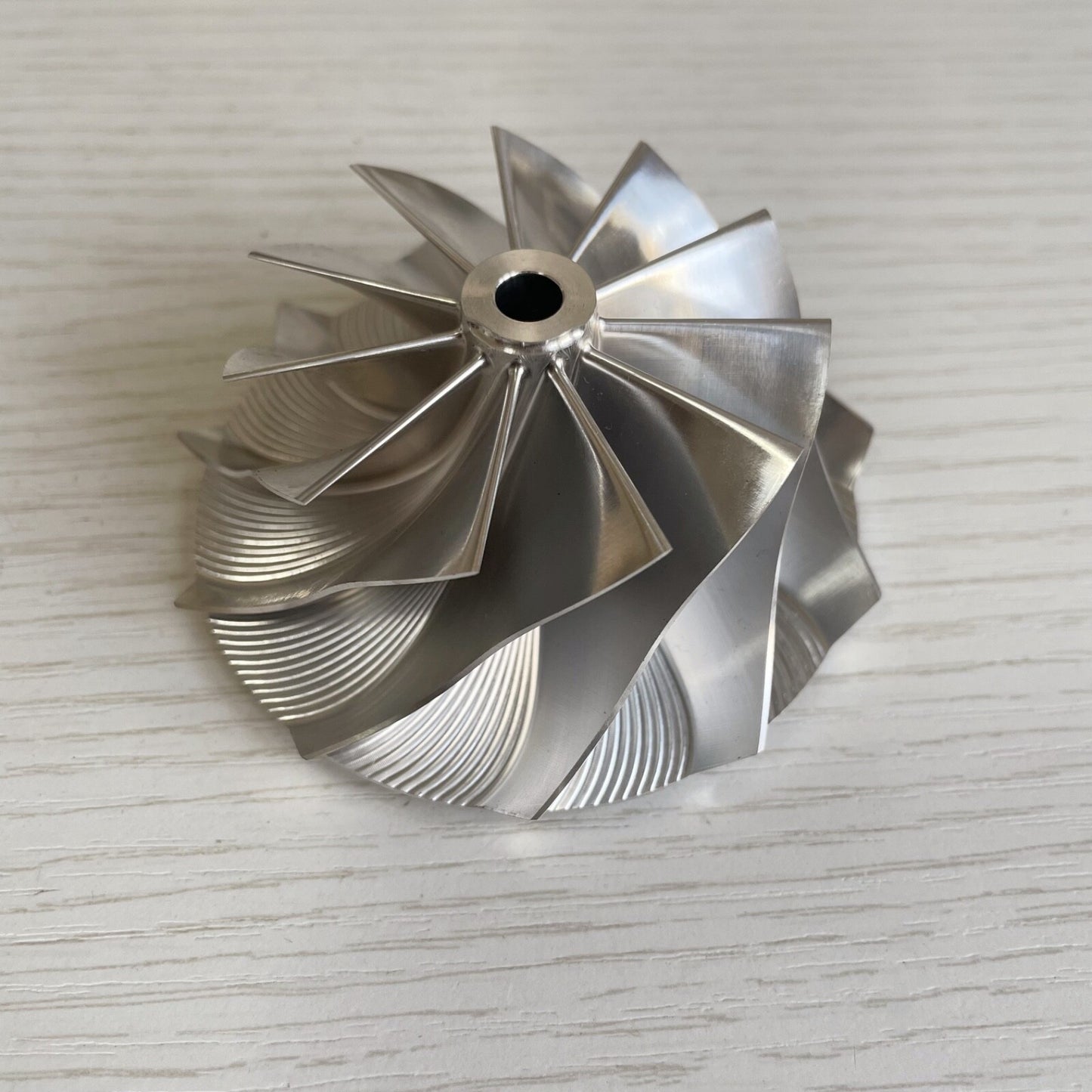 GTX3576 reverse 58.00/76.13mm 11+0 blades performance billet compressor wheel