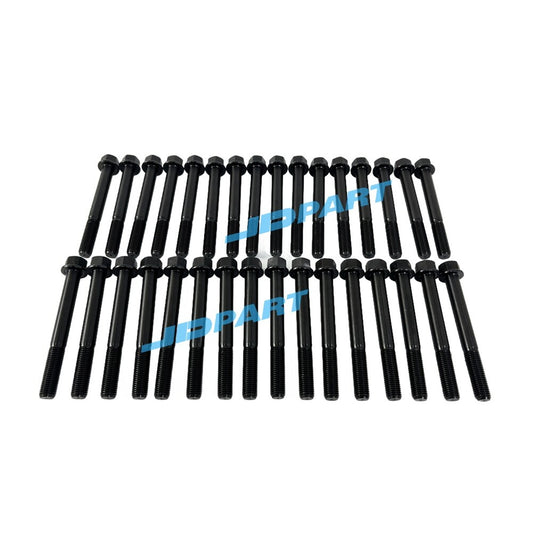 Superior quality 32-piece 1006-60 cylinder head bolts for Perkins engine parts.