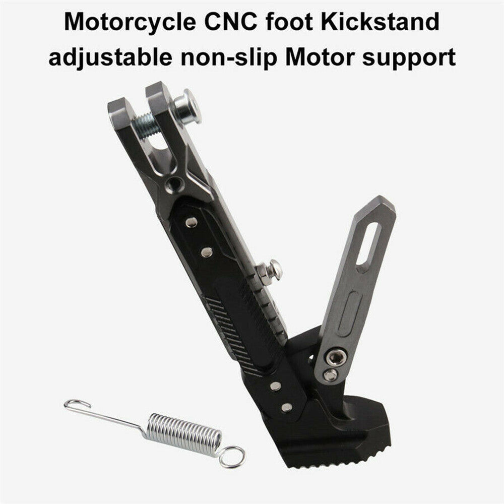 Motorcycle Kick Stand Adjustable Side Tripod Holder Adjustable 165-235mm Trim Q