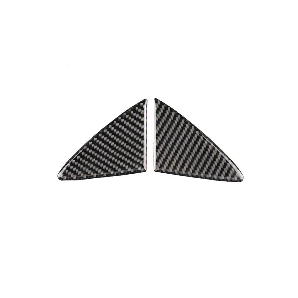 2X Carbon Fiber Front Door Pillar Panel Cover Trim for Chrysler 200 2011-2014 v