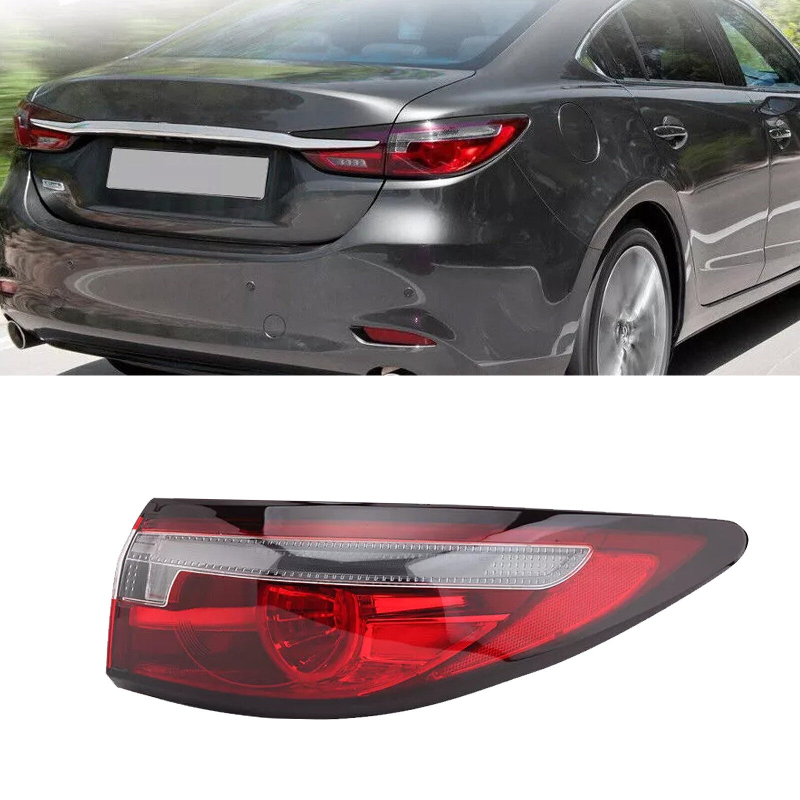 Right Tail Light for Mazda 6 ATENZA 2018 2019-2022 Passenger Rear Brake Lamp NE2
