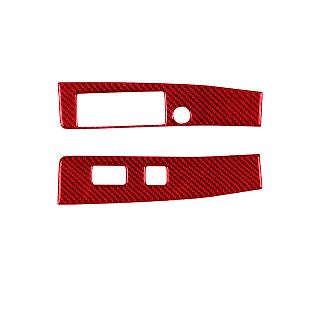 Red Carbon Fiber Radio With CD Player Trim for Honda CRV CR-V 2015-2016 Type B v