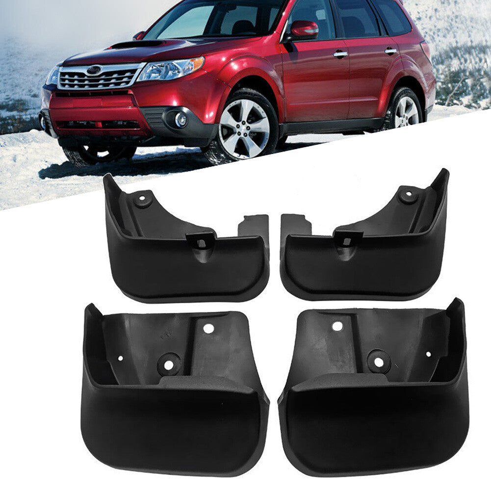 for Subaru Forester 2008-2013 2012 Front Rear Splash Guards Mudguards Mud Flaps Q