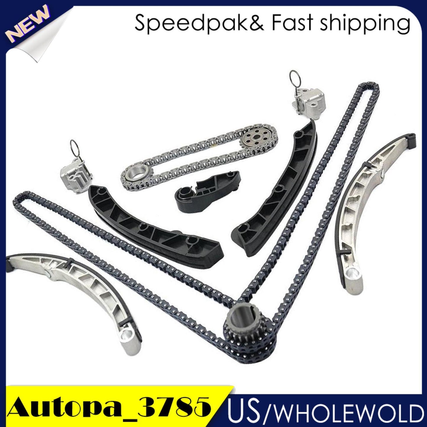 Timing Chain Kit Compatible with for RANGE ROVER SPORT/ for JAGUAR LR032048 8W936268EB