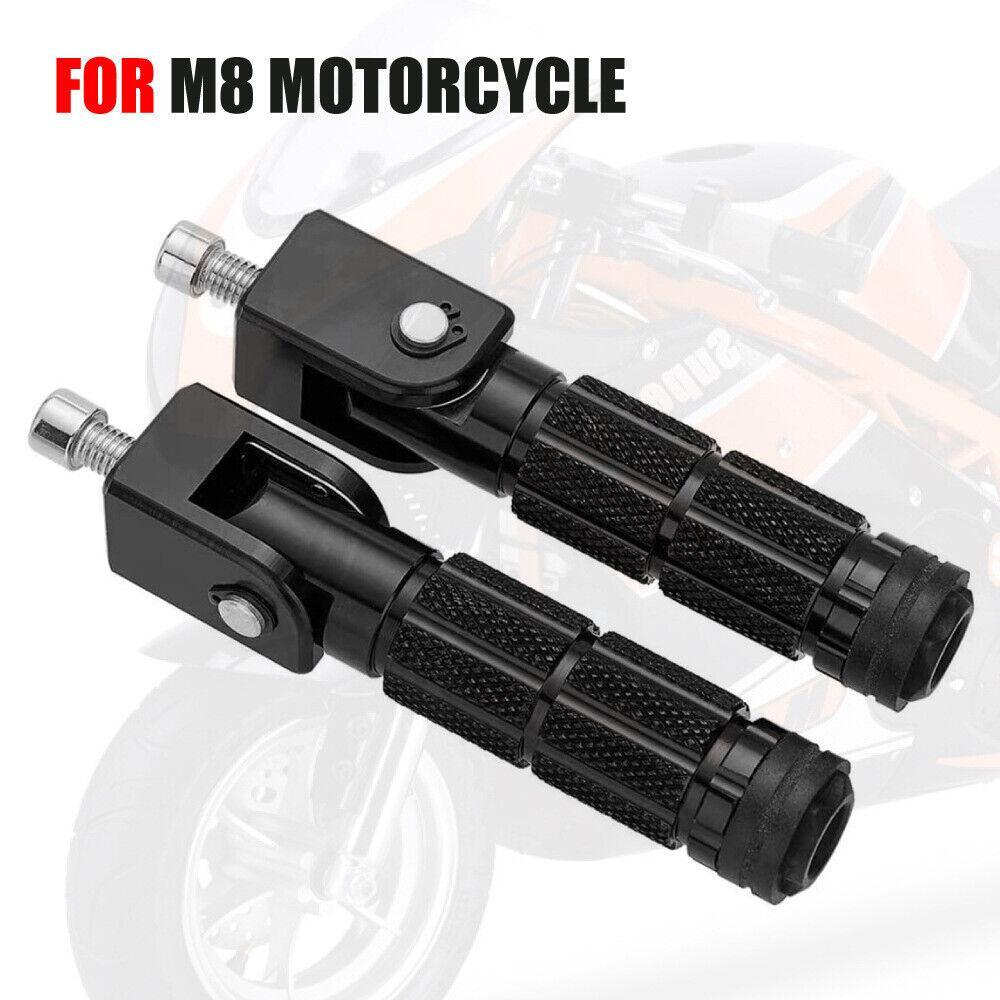 Front anti-slip foot spikes, passenger footrest, footstool, foldable motorcycle. n