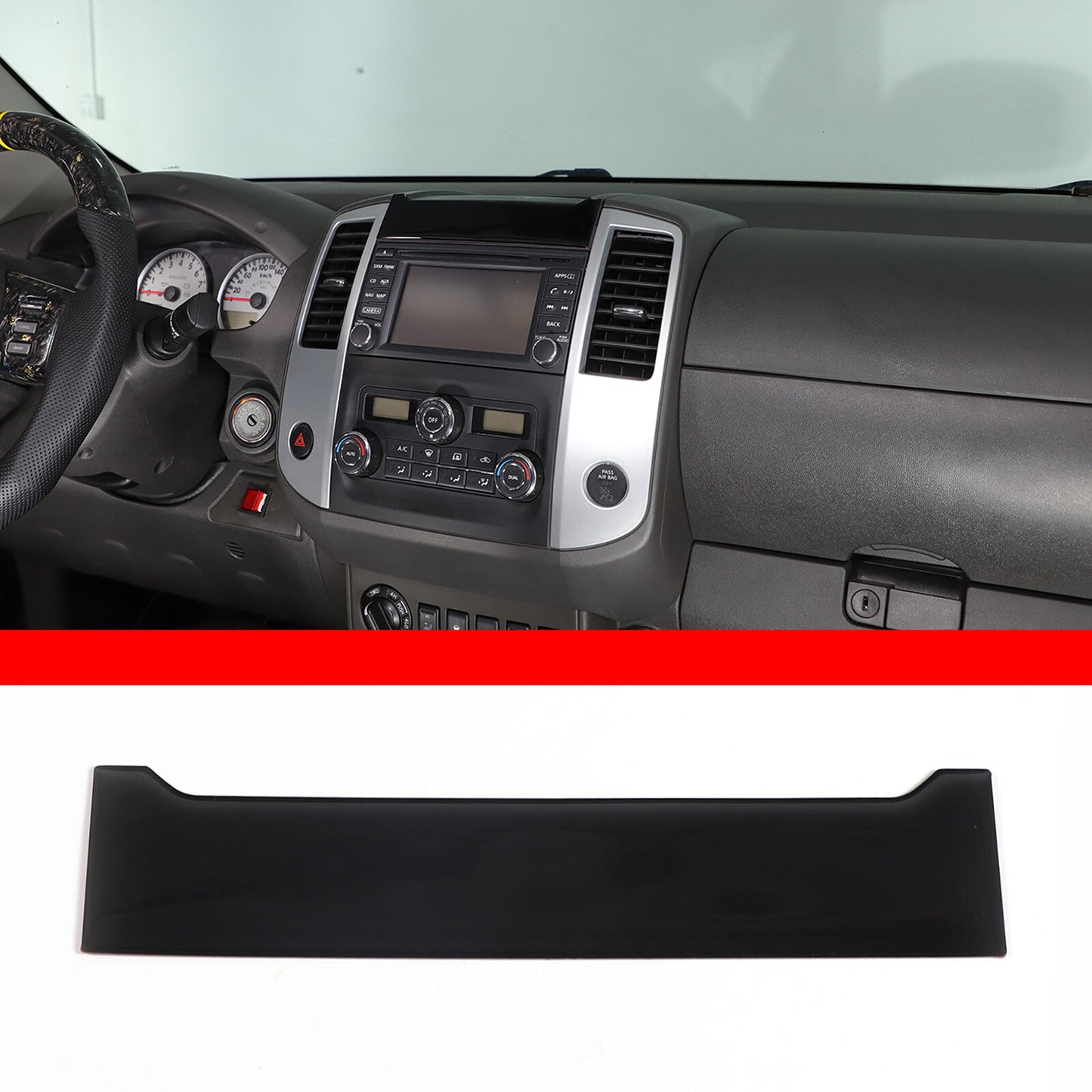 Carbon Fiber Side Door Handle Cover Trim Kit for FJ Cruiser 2007-2014 ABS- v