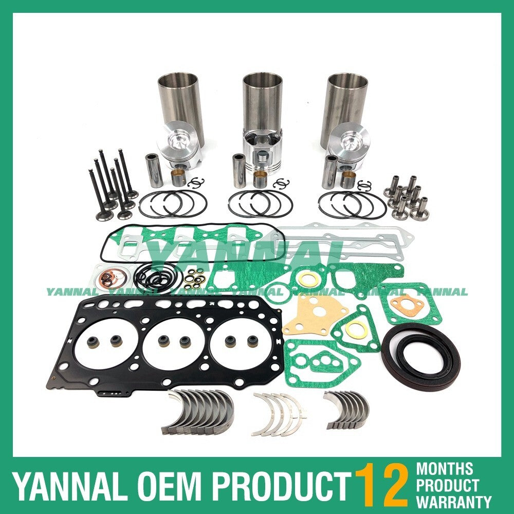 3TNE84 3D84-3 Overhaul and Rebuild Kit Piston Gaskets for Yanmar, Komatsu, and