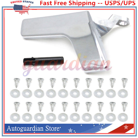 for Mercedes C250 C300 C350 W204 Left Silver Inside Upgraded Door Handle Kit