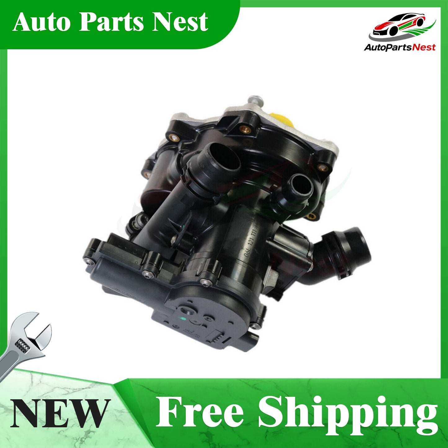 Water Pump Thermostat Housing for Audi A3 for A4 for A6 for VW for Golf for Passat 1.8 2.0 06L121111 Q