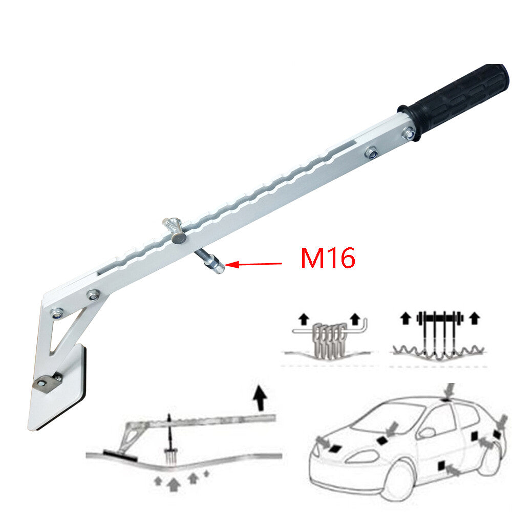 Auto Dent Puller Paintless Dent Repair Pull Up Bar Single Leg Leveling Bar v