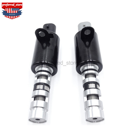 Two VVT (Variable Valve Timing) solenoid valves for left and right camshaft engines suitable for Kia and for Hyundai . v